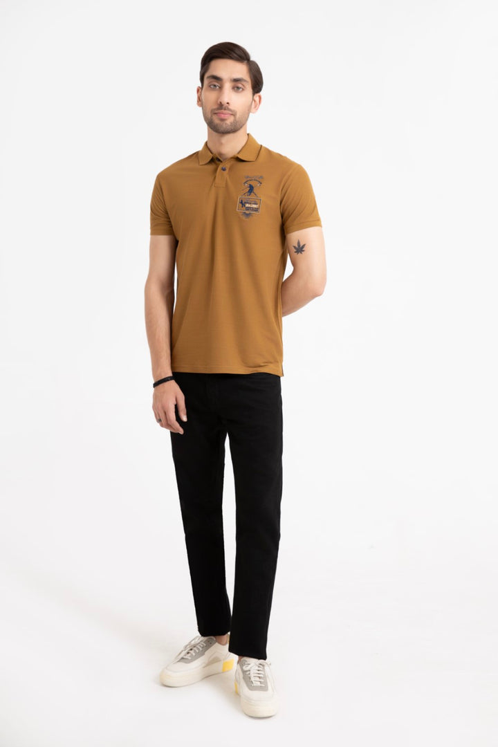 Bistre Collar T-Shirt