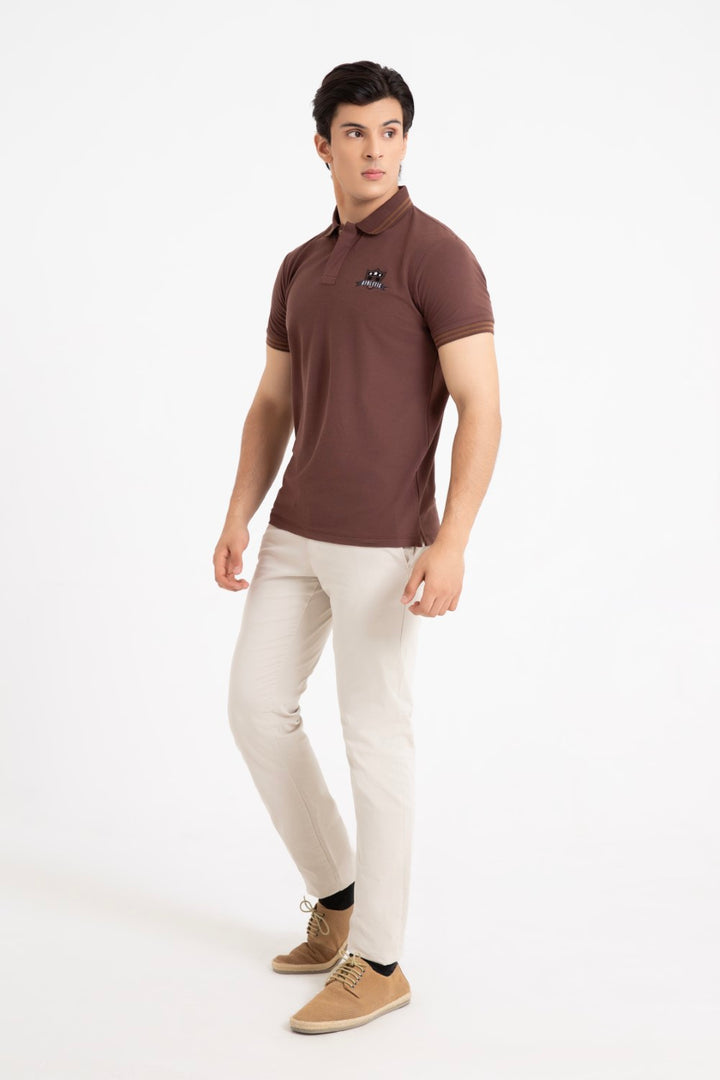 Cappacino Collar T-Shirt