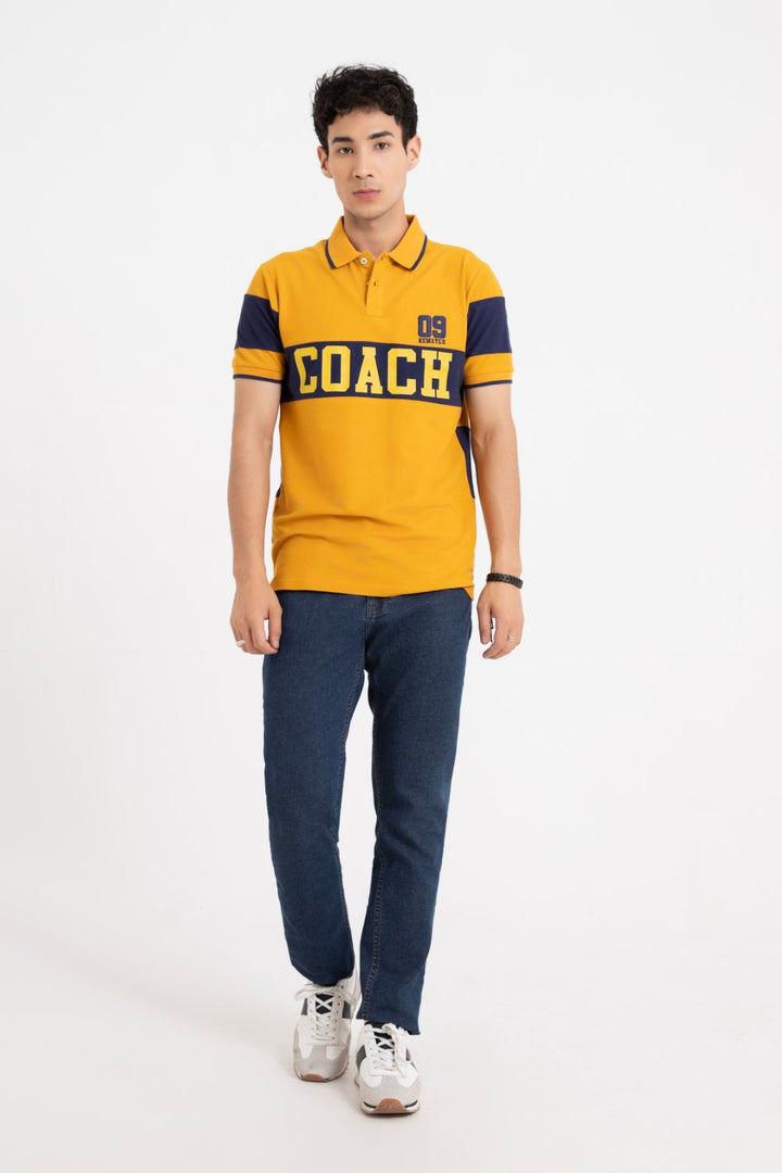 Mustard Collar T-Shirt