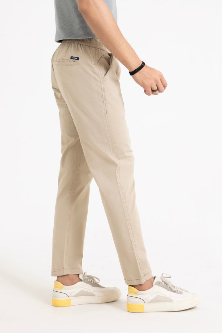 Beige Cargo Trouser