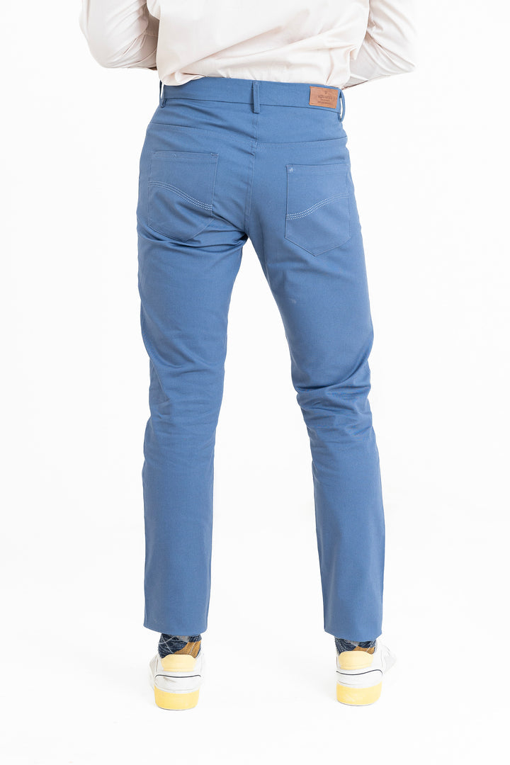 Blue Smart Fit Pants