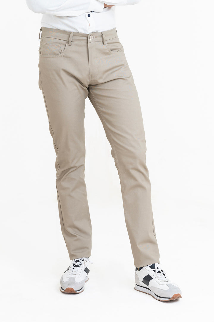 Khaki Smart Fit Pants