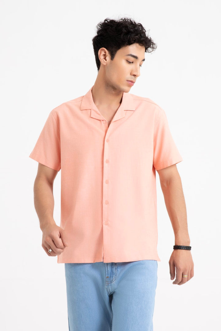 Orange Casual Shirt