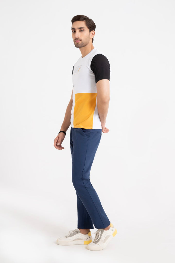 White-Mustard T-Shirt